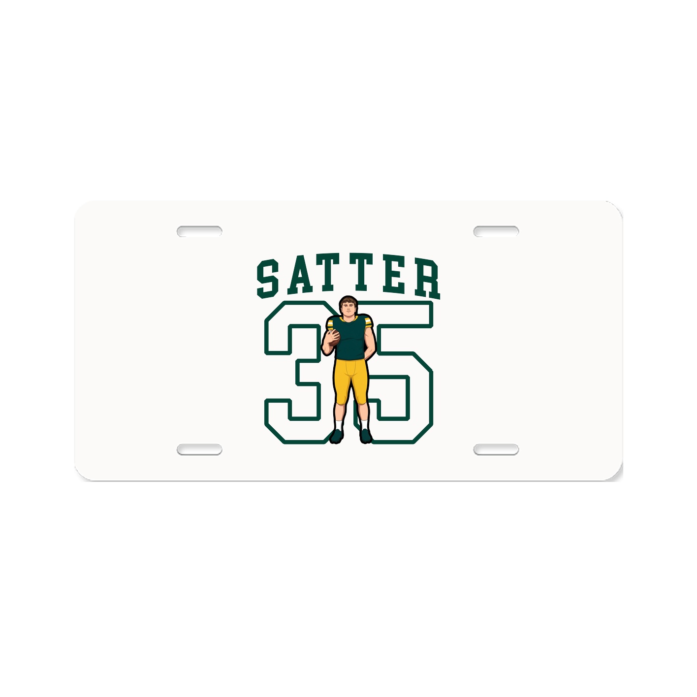 License Plate — Shirsey in Classic