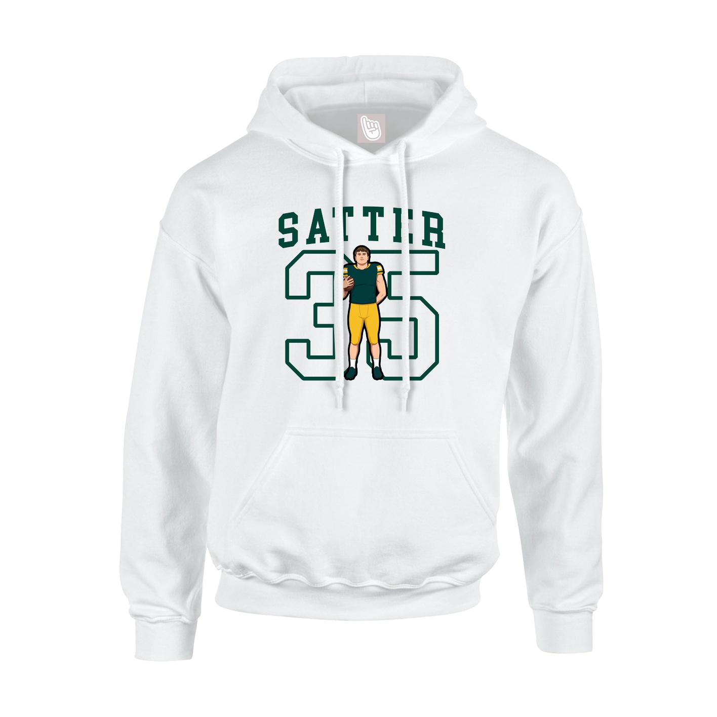 Youth Hoodie — Shirsey in White