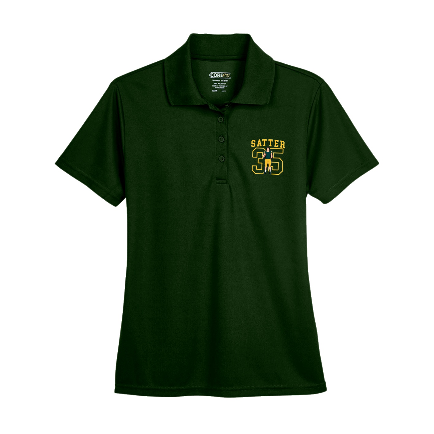 Womens Performance Polo — Shirsey in Green