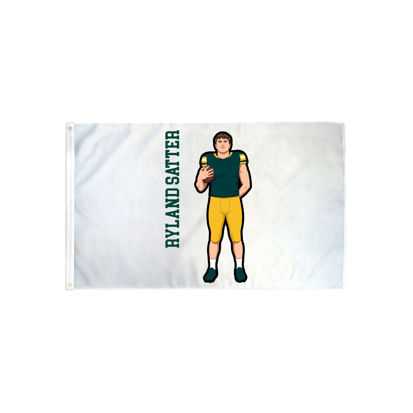 3x5 Flag — Name Vertical in Classic