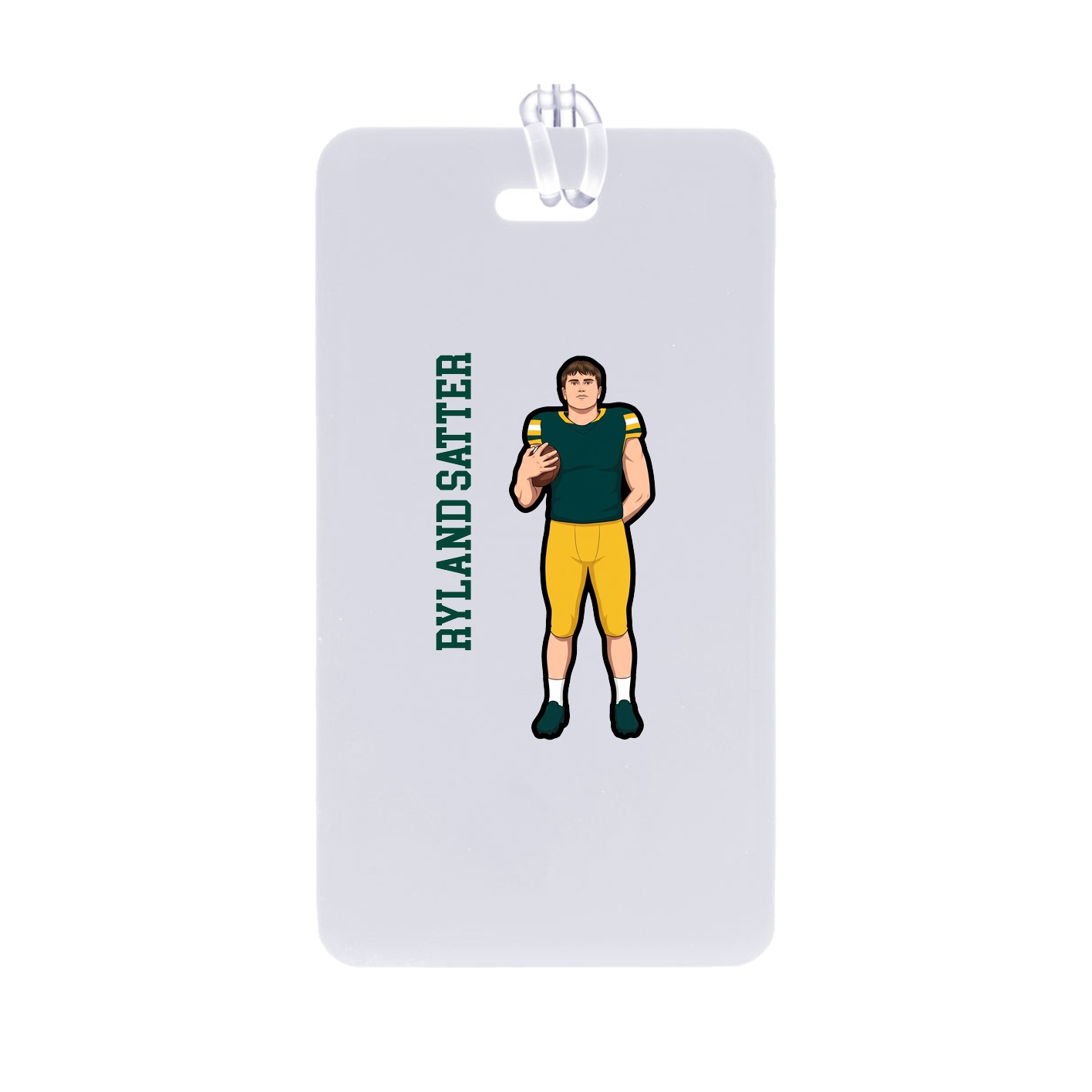 Bag Tag — Name Vertical in Classic