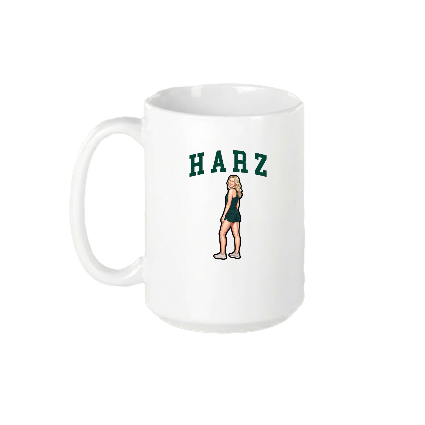 15oz Coffee Mug — Shirsey in White