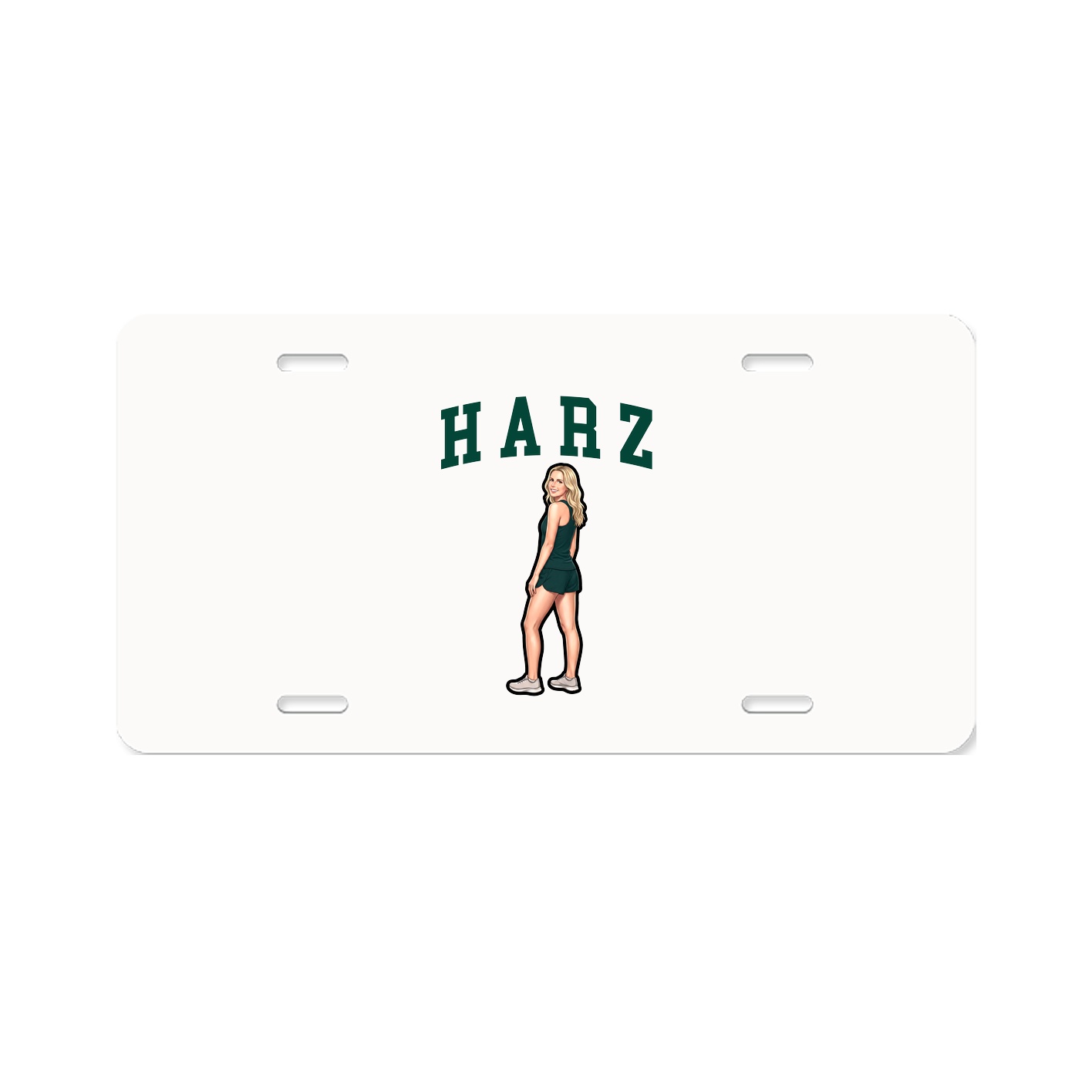 License Plate — Shirsey in Classic