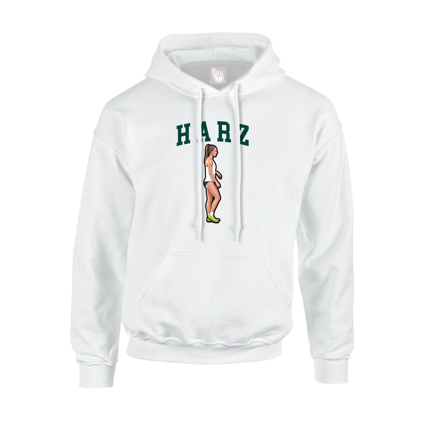 Hoodie — Shirsey in White