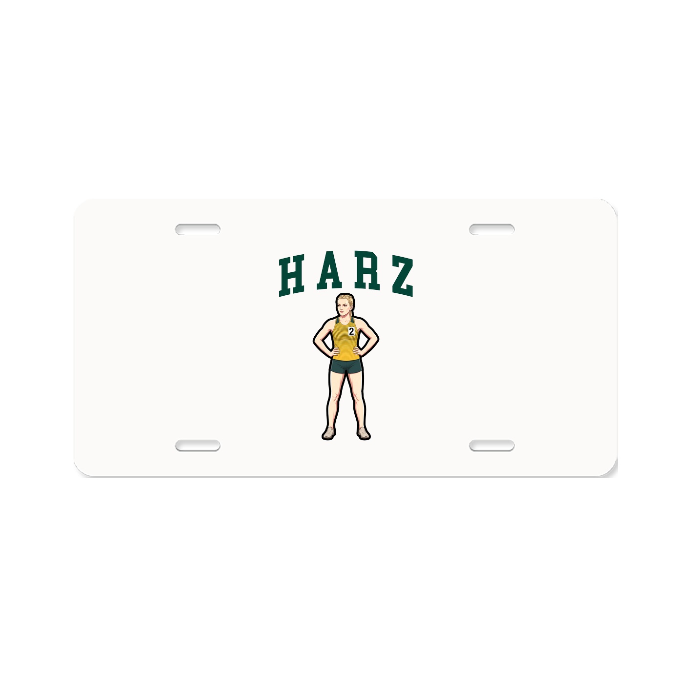 License Plate — Shirsey in Classic
