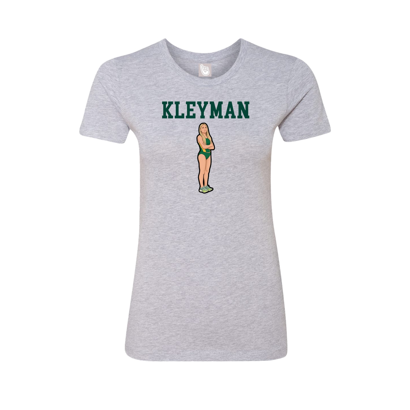 Fitted Women's Tee — Shirsey in Grey