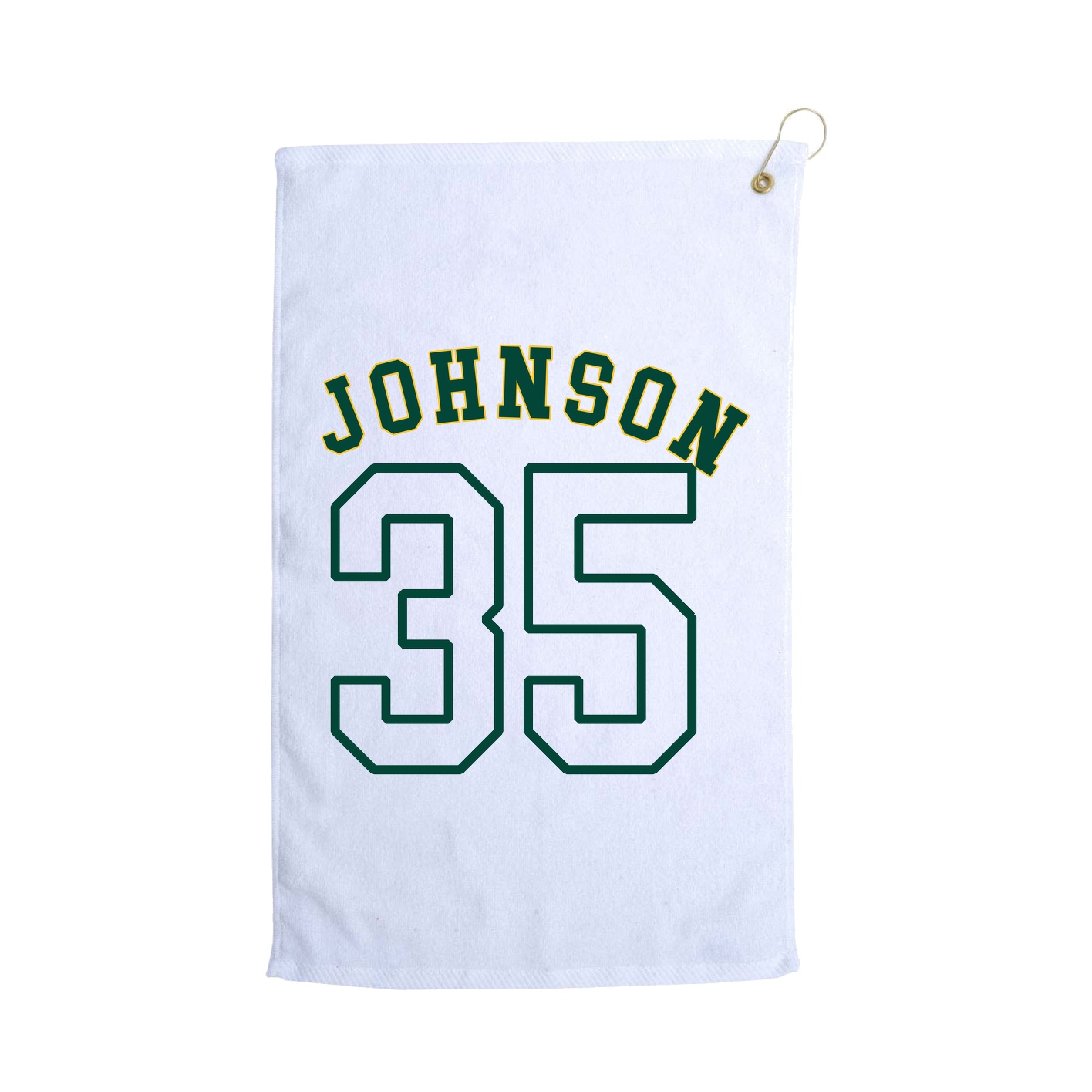 Golf Towel — Shirsey Arch in White