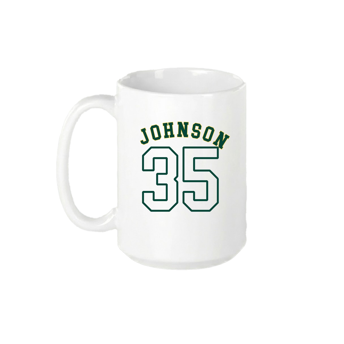 15oz Coffee Mug — Shirsey Arch in White