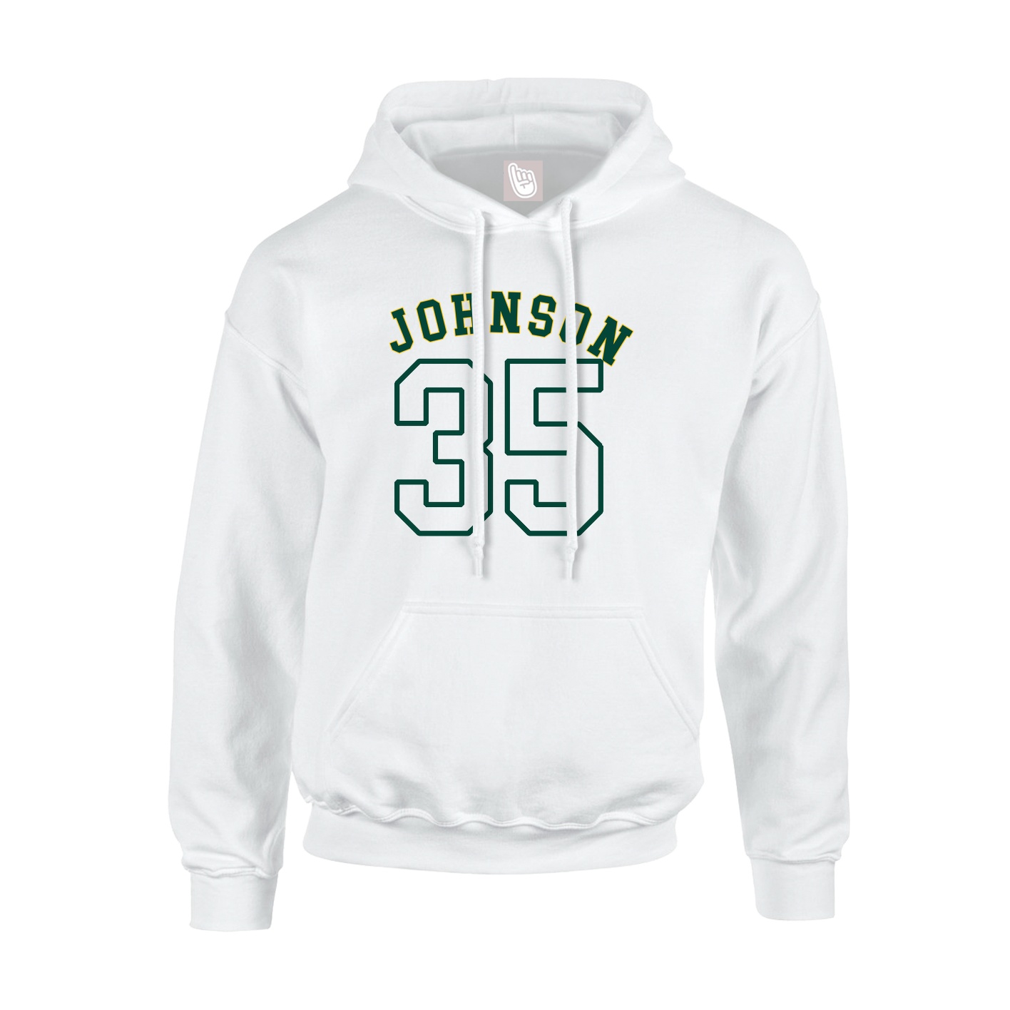 Hoodie — Shirsey Arch in White