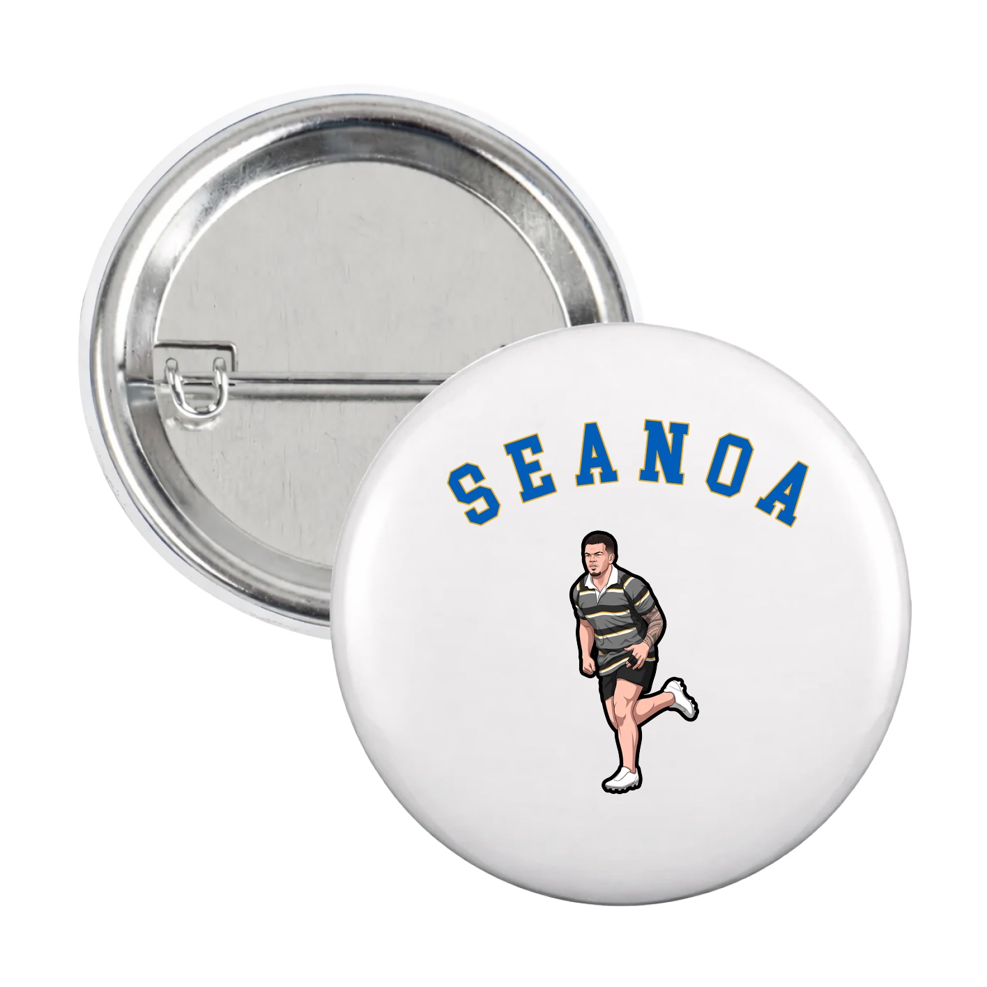 Game Day Button — Shirsey Arch in White