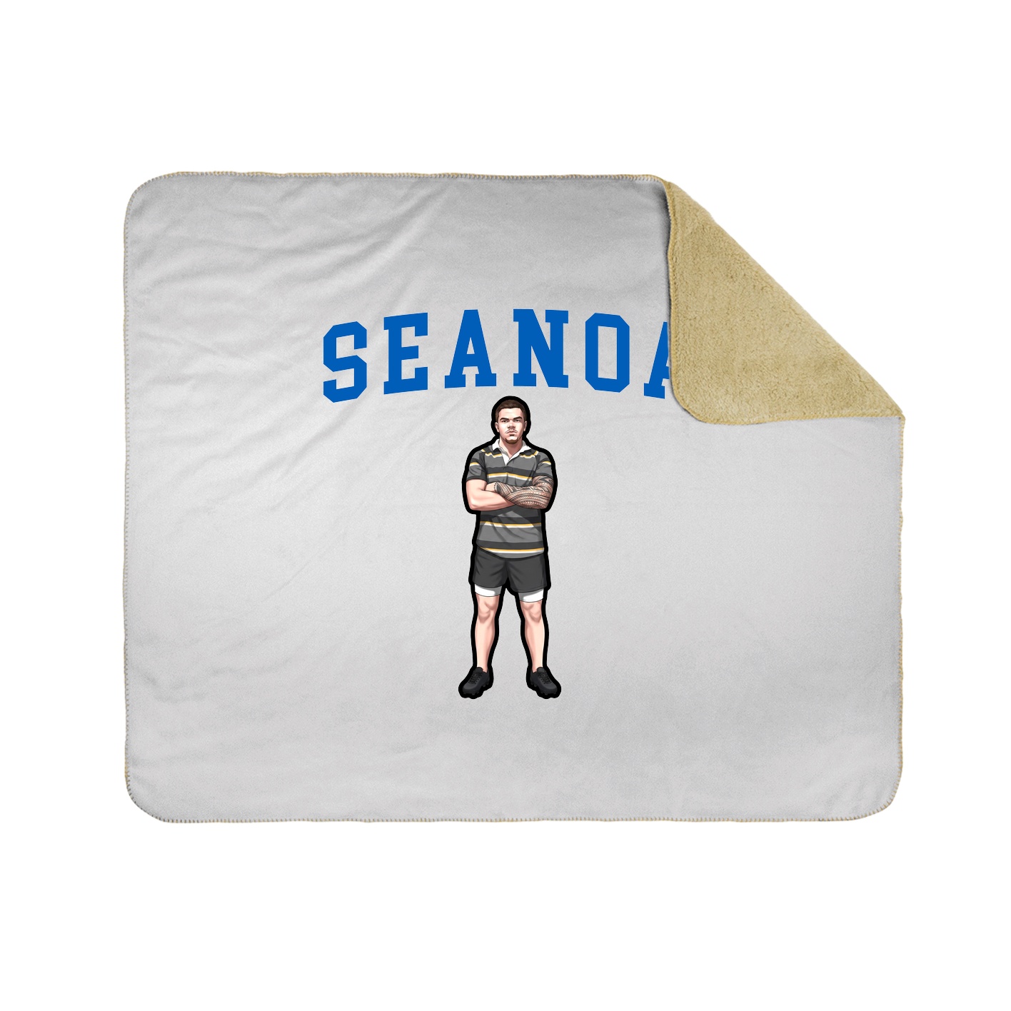 Throw Blanket — Shirsey in White