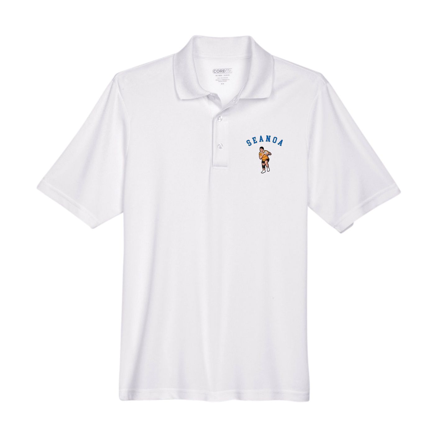 Performance Polo — Shirsey Arch in White