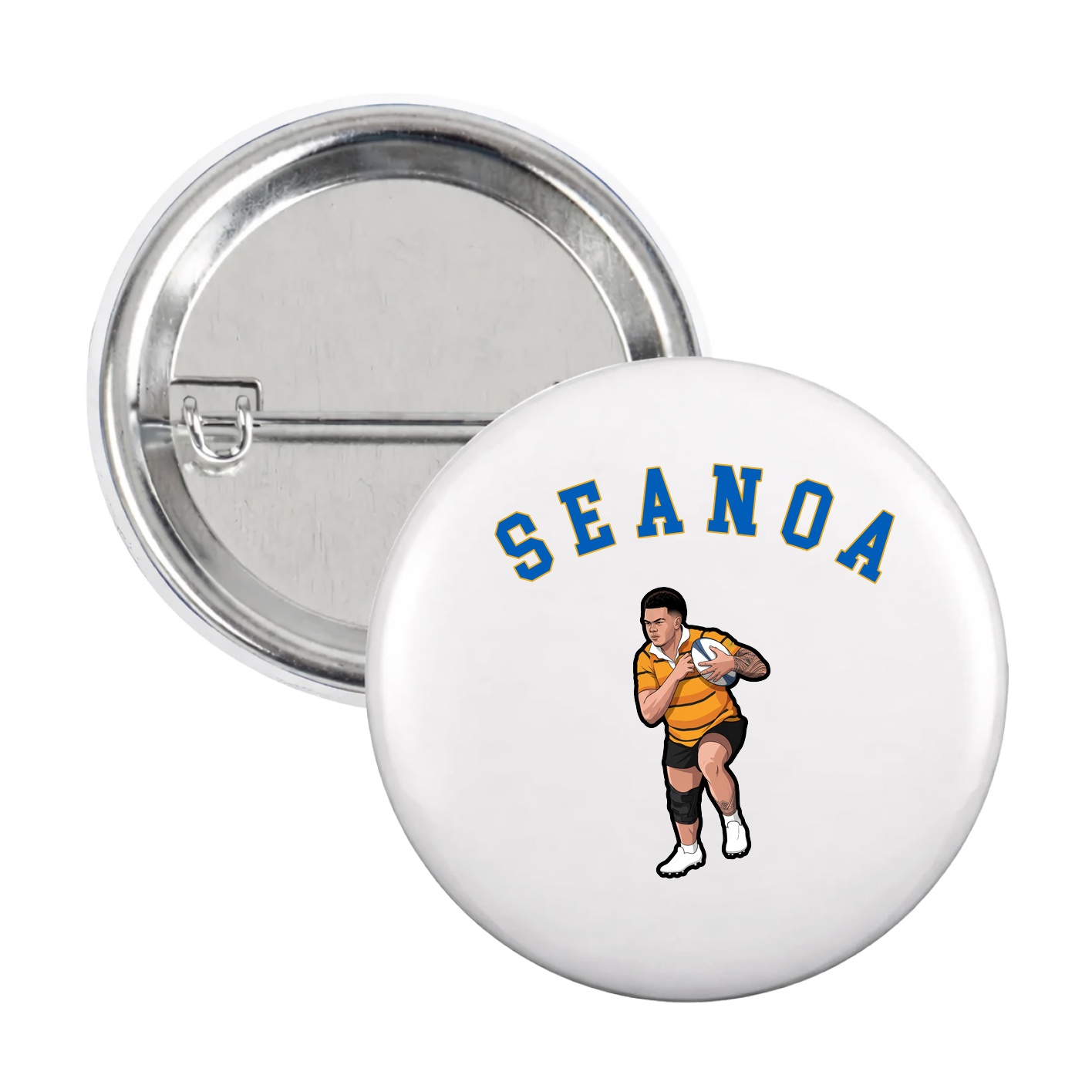 Game Day Button — Shirsey Arch in White
