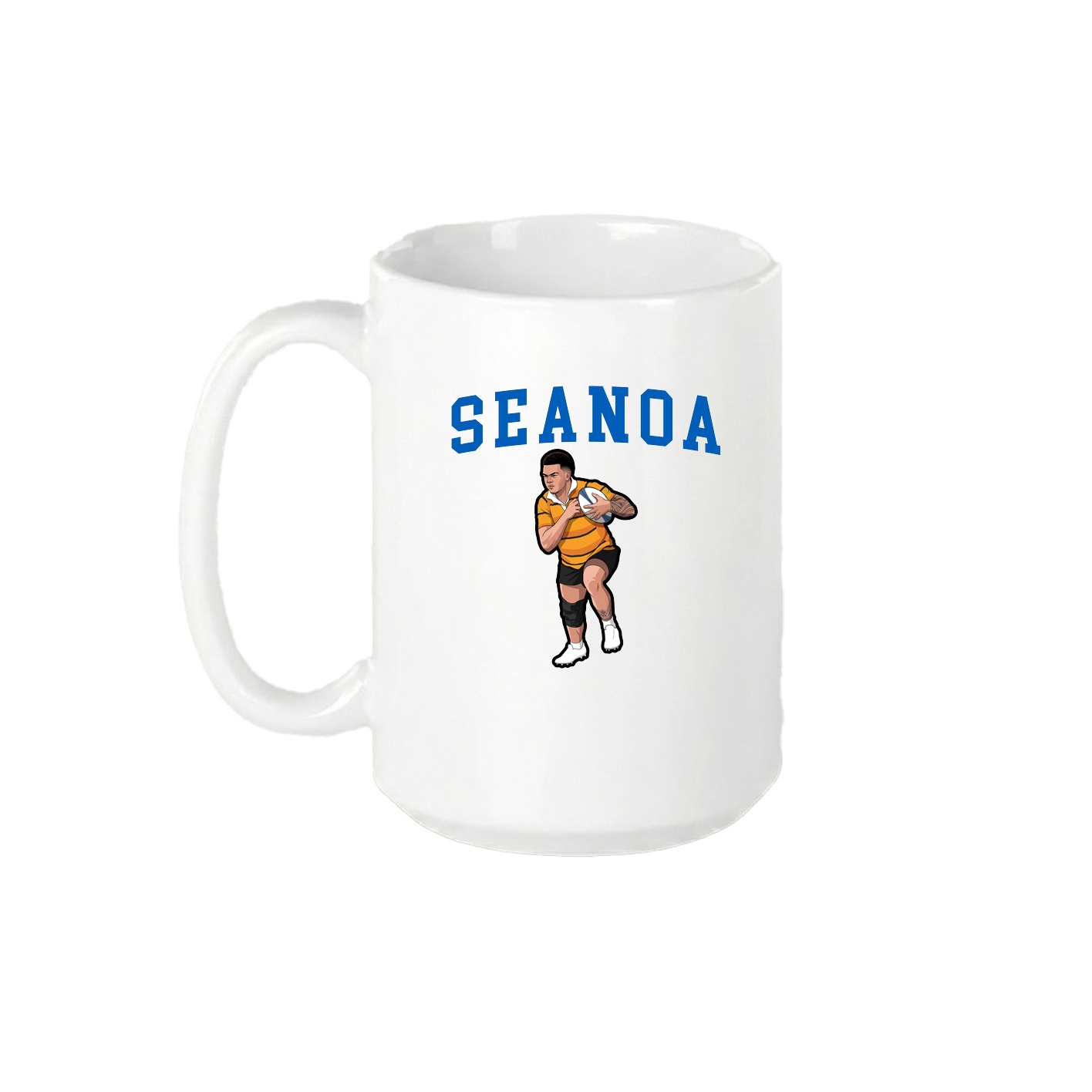 15oz Coffee Mug — Shirsey in White