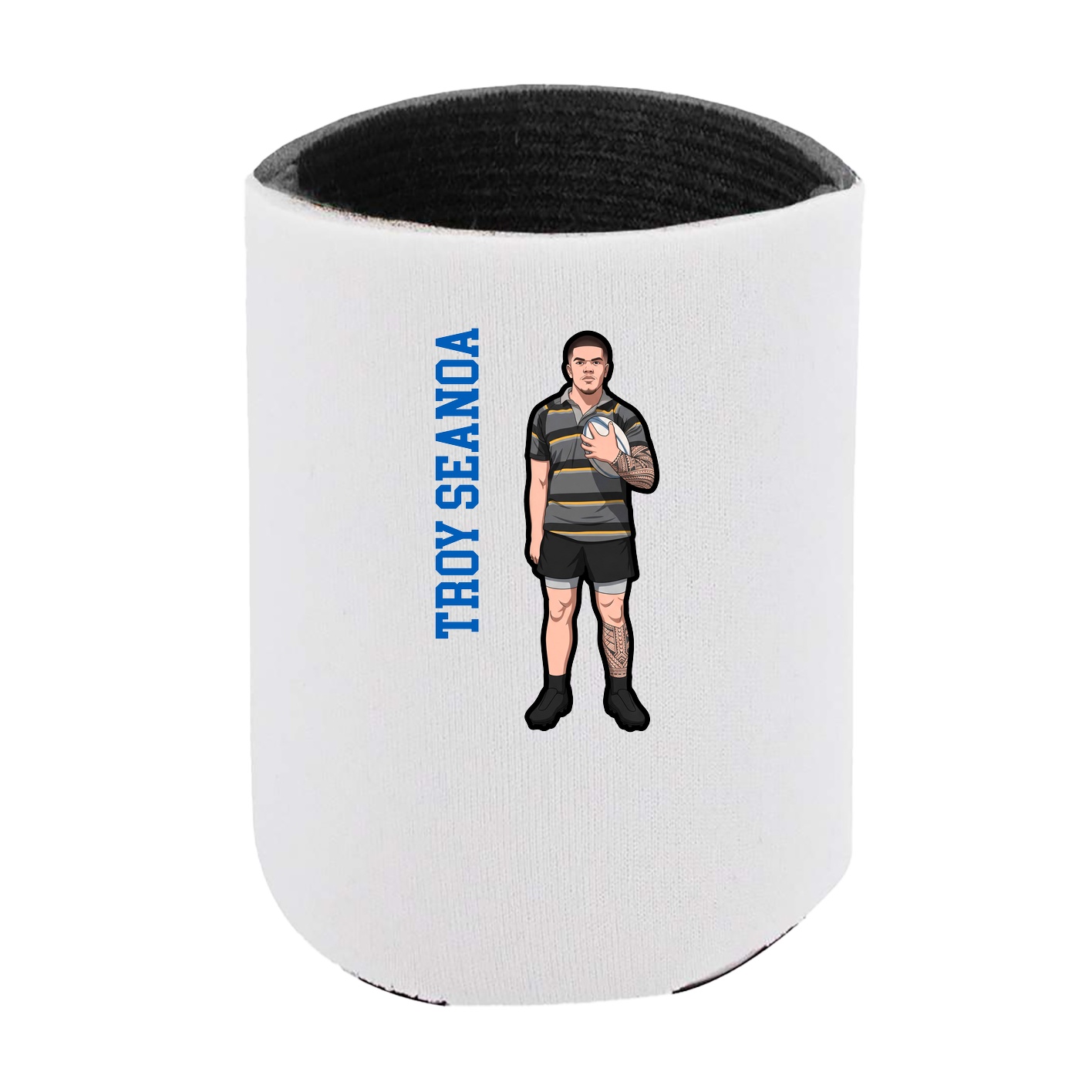 Can Holder — Name Vertical in White