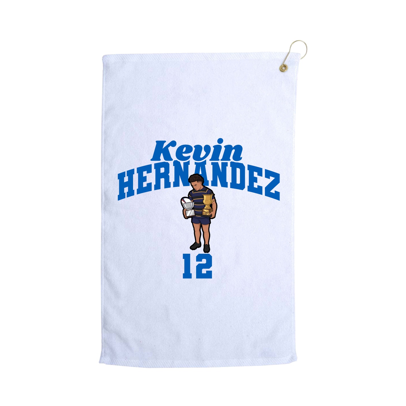 Golf Towel — Signature Arch in White