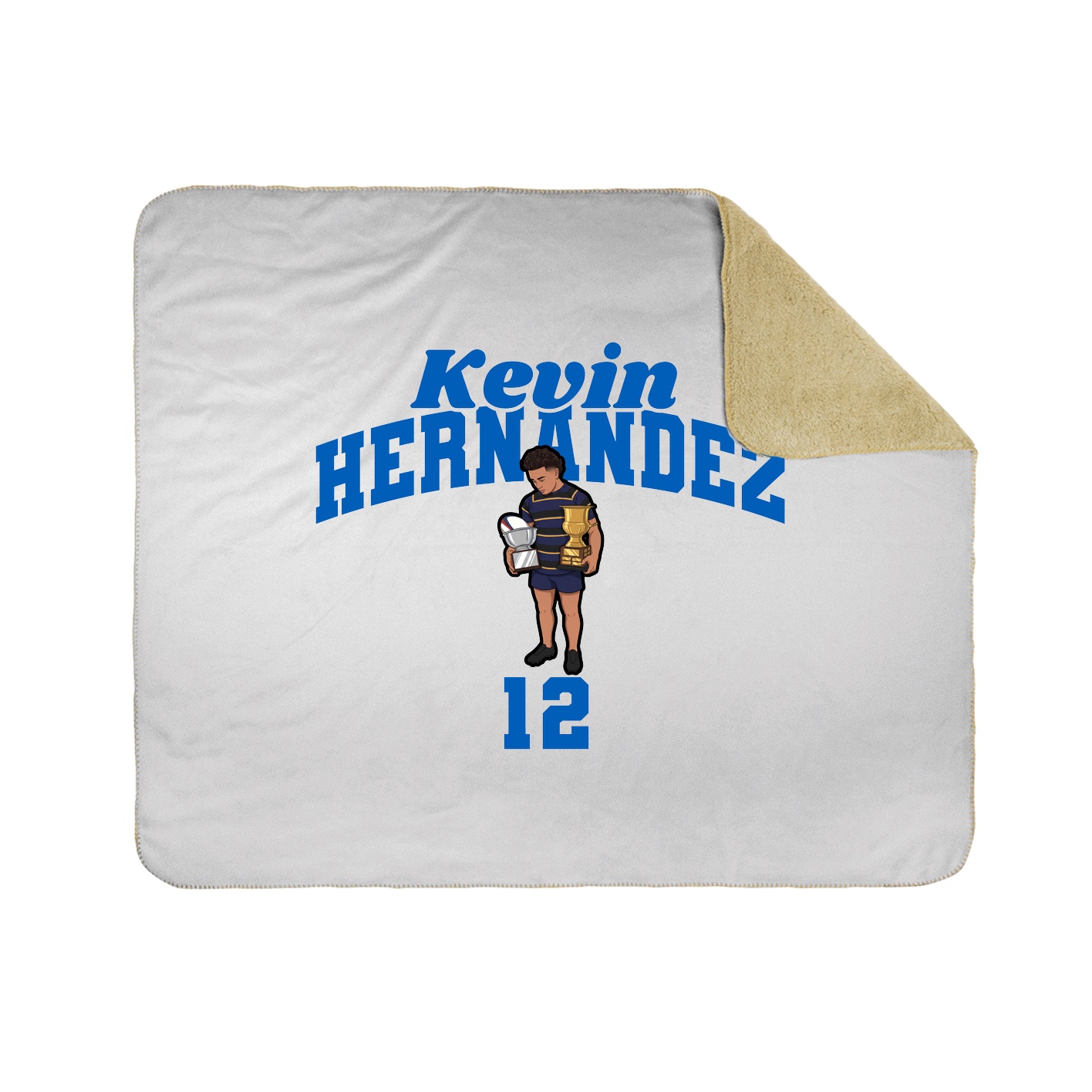 Throw Blanket — Signature Arch in White