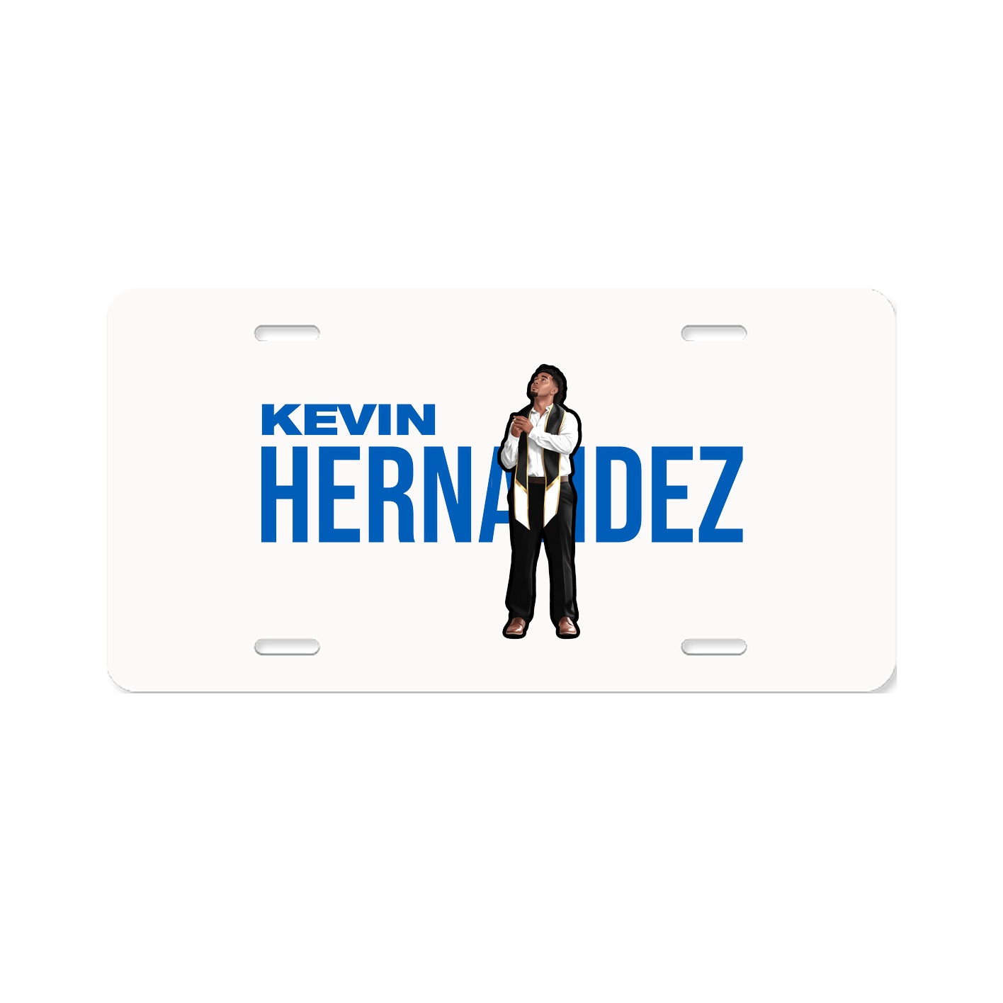 License Plate — Player Name in Classic