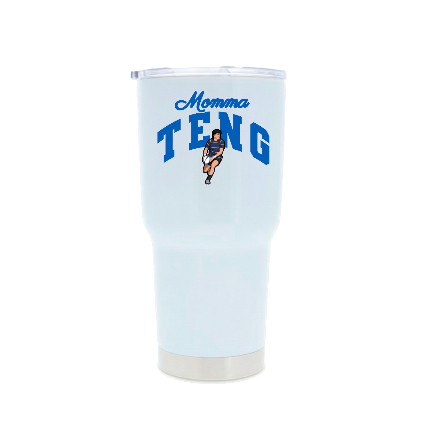 30oz Stainless Steel Tumbler — Mothers Day Arch in White
