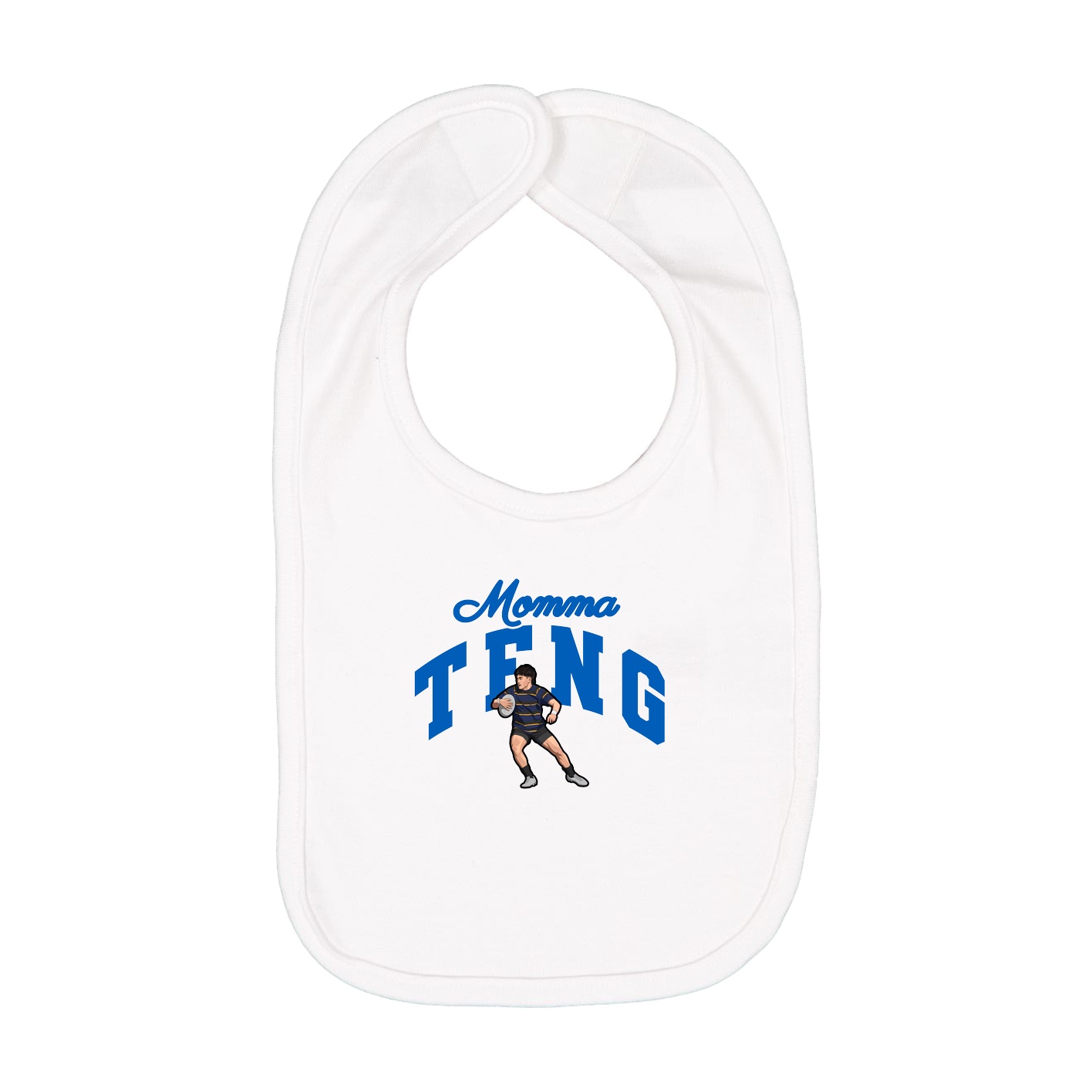 Infant Bib — Mothers Day Arch in White