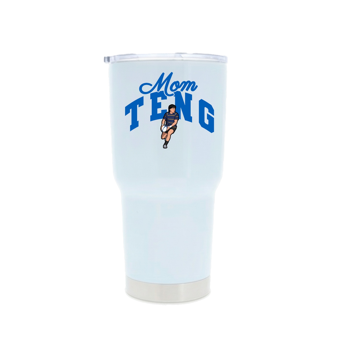 30oz Stainless Steel Tumbler — Mothers Day Arch in White