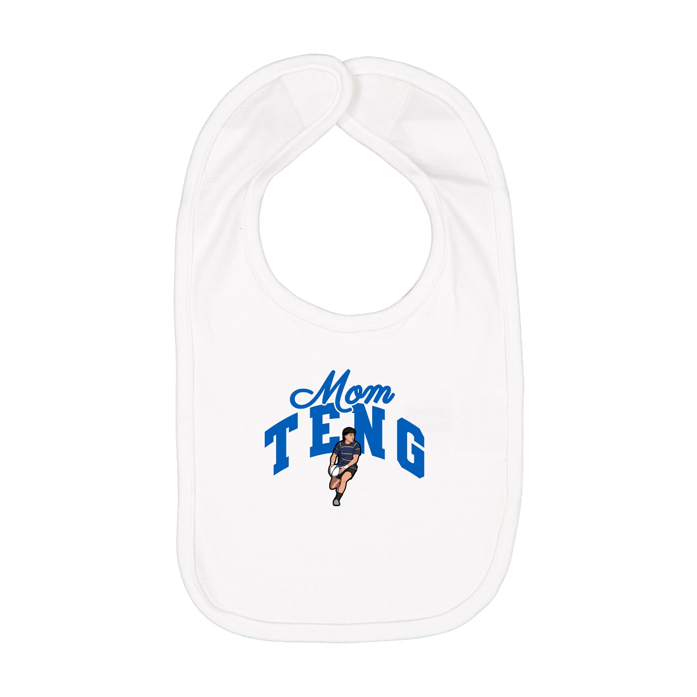 Infant Bib — Mothers Day Arch in White