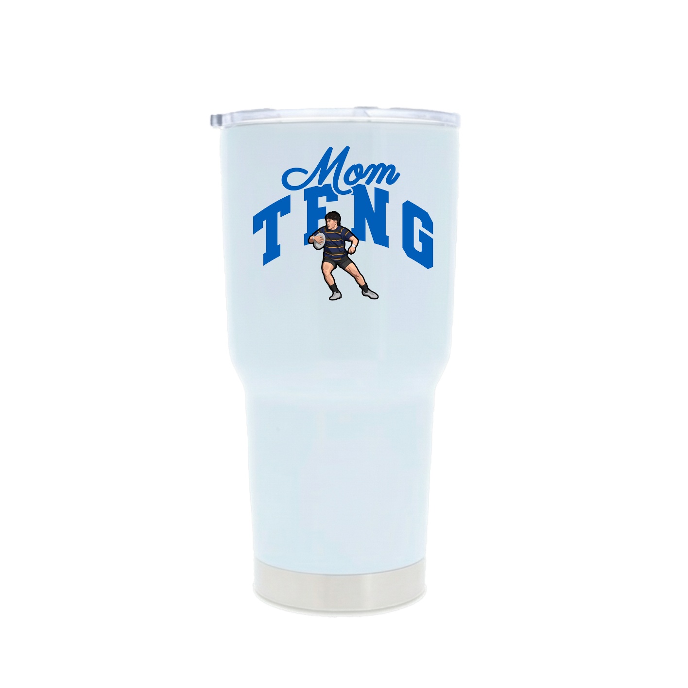 30oz Stainless Steel Tumbler — Mothers Day Arch in White