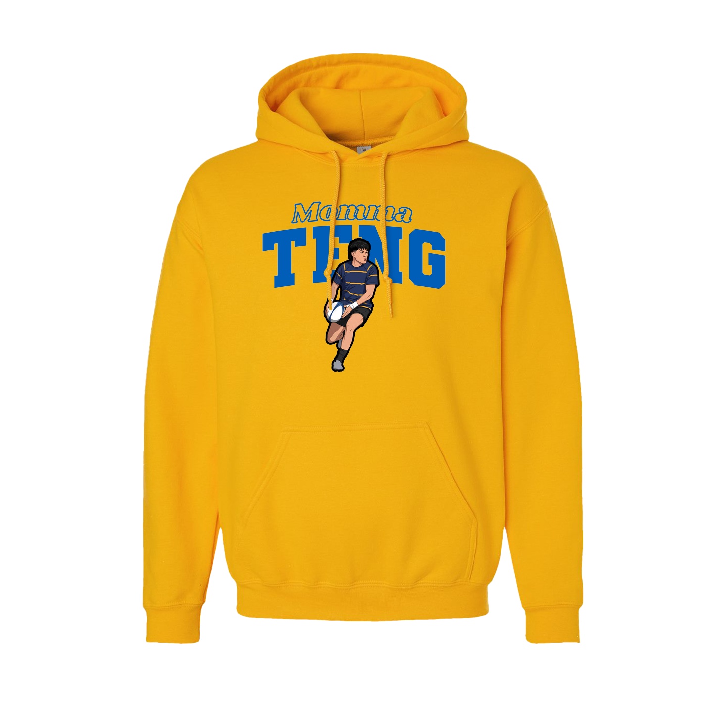 Youth Hoodie — Mothers Day Block in Gold