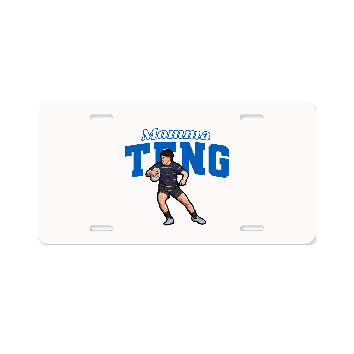 License Plate — Mothers Day Block in Classic