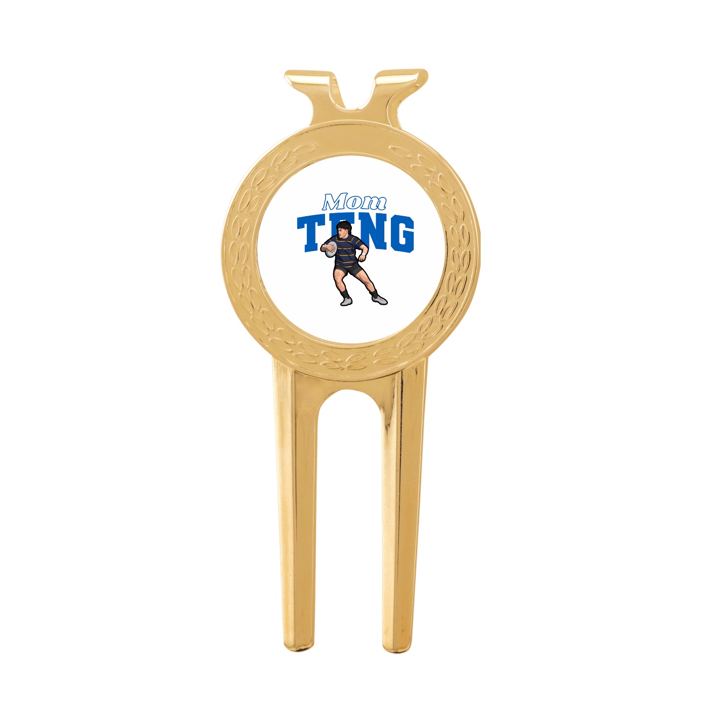Divot Tool with Ball Marker — Mothers Day Block in Classic