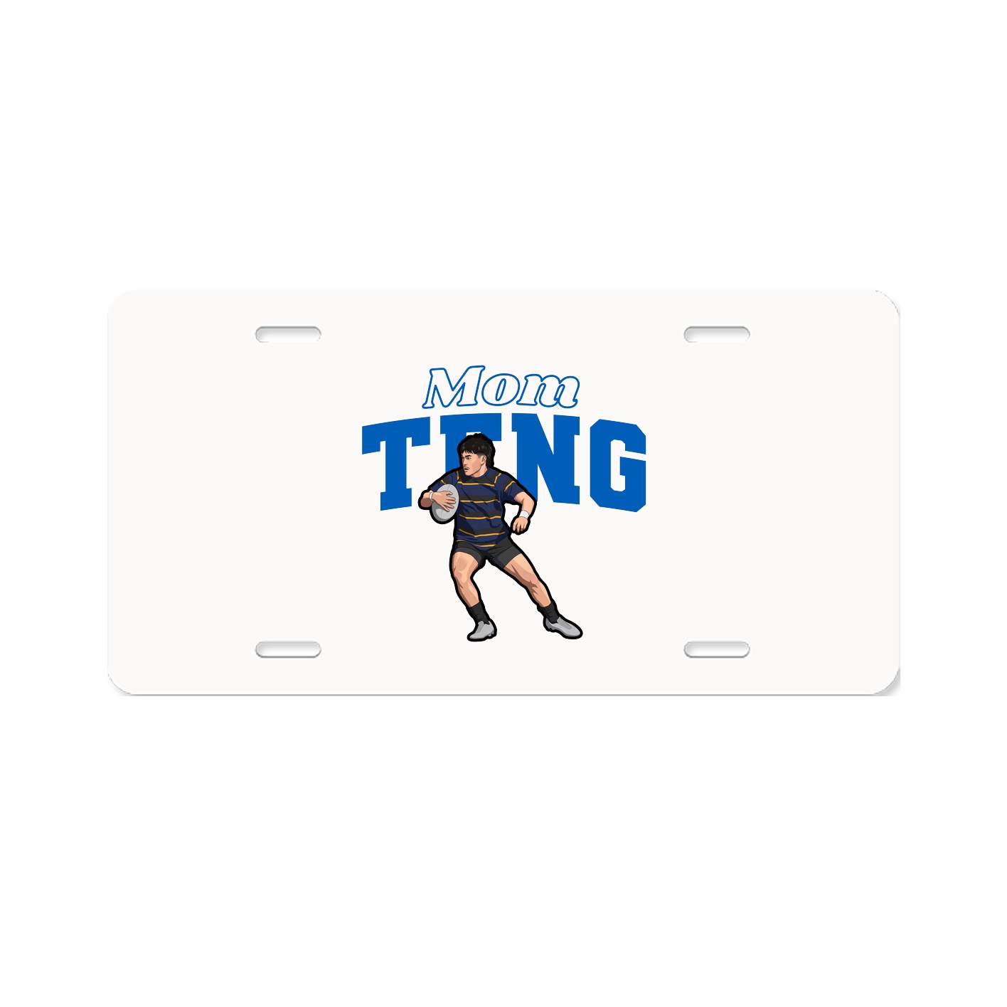 License Plate — Mothers Day Block in Classic