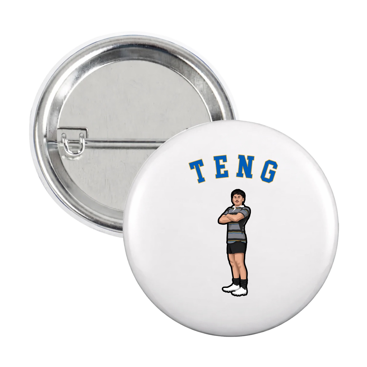Game Day Button — Shirsey Arch in White