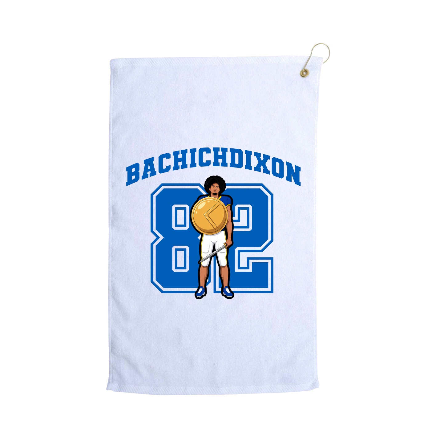 Golf Towel — Number in White