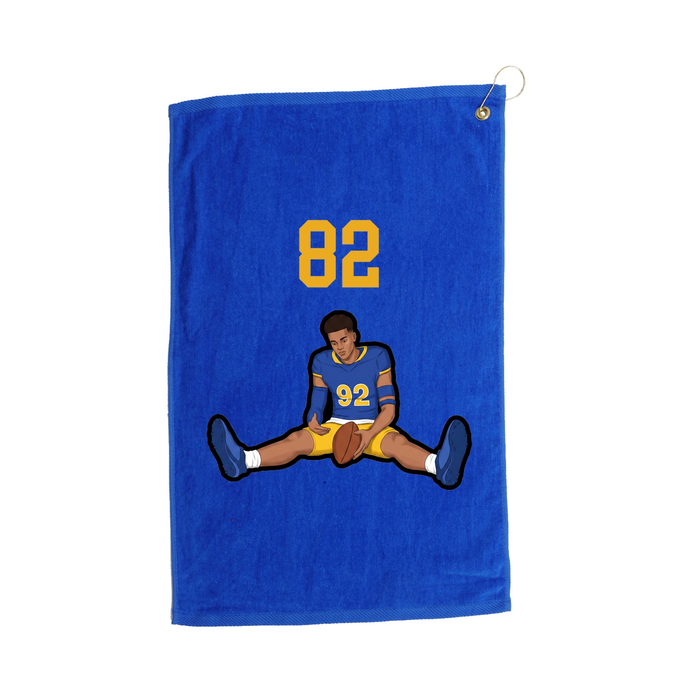 Golf Towel — Number Top in Royal