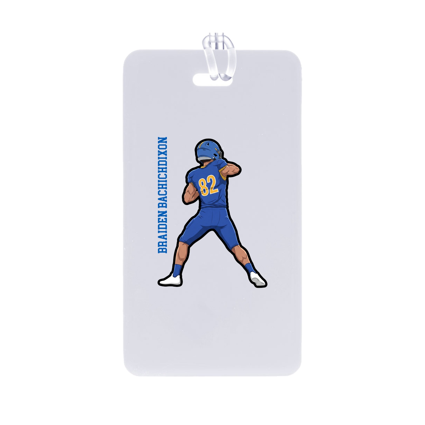Bag Tag — Name Vertical in Classic
