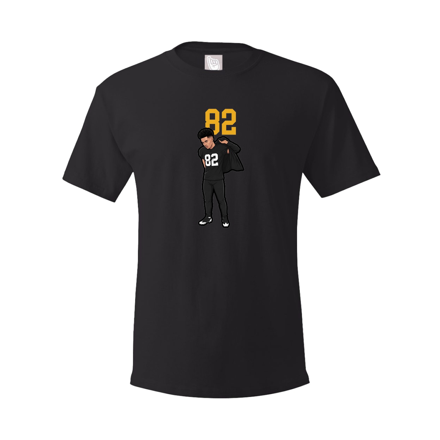 Tee — Number Top in Black