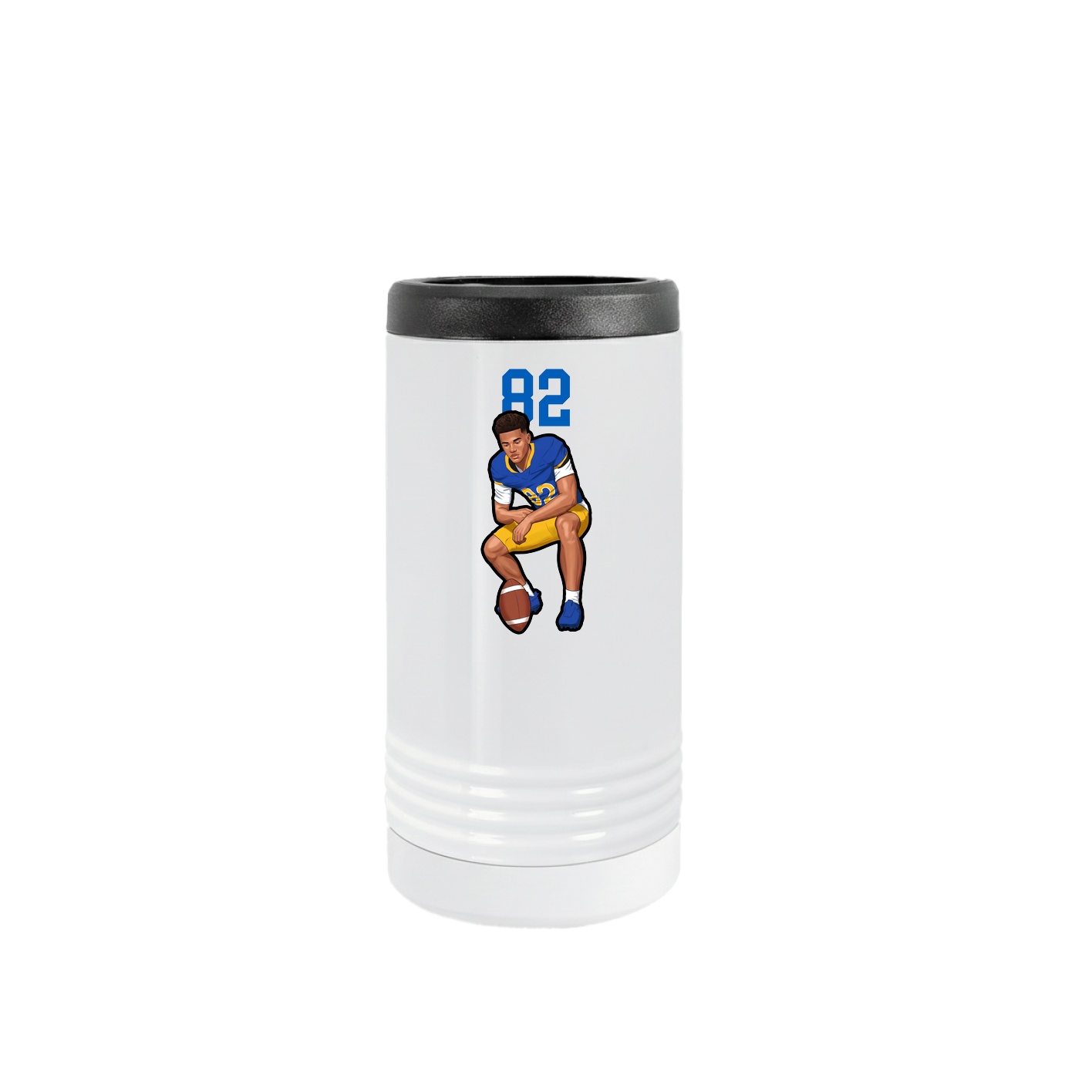 Slim Beverage Holder — Number Top in White
