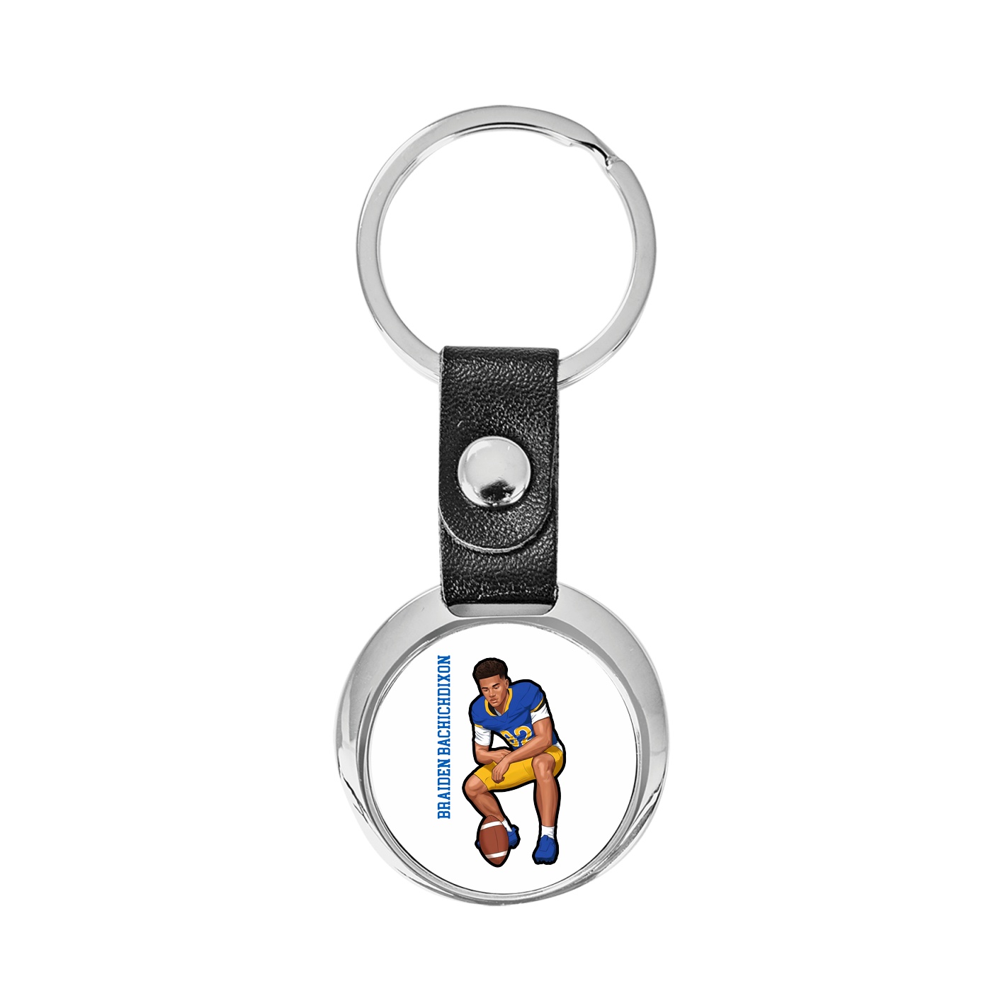 Key Chain — Name Vertical in Classic
