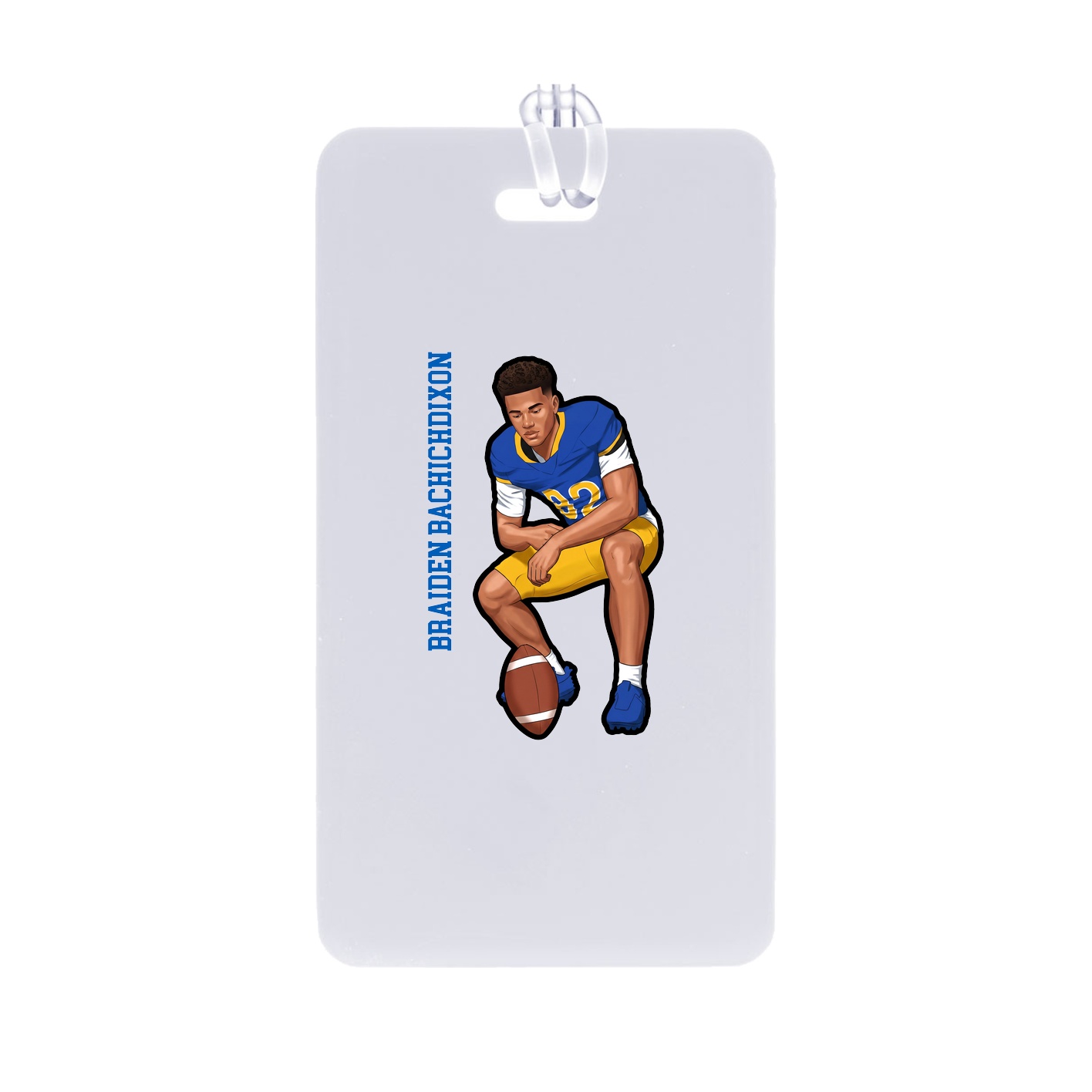 Bag Tag — Name Vertical in Classic