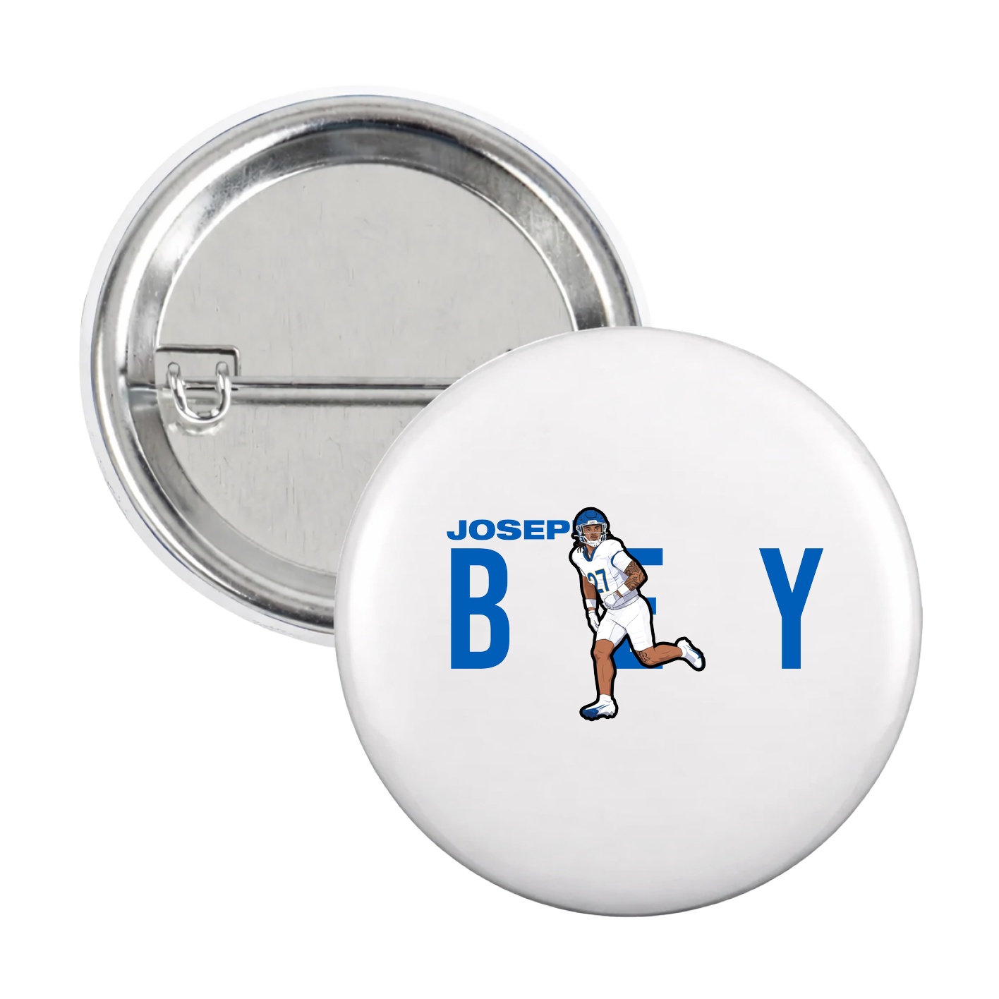Game Day Button — Player Name in White