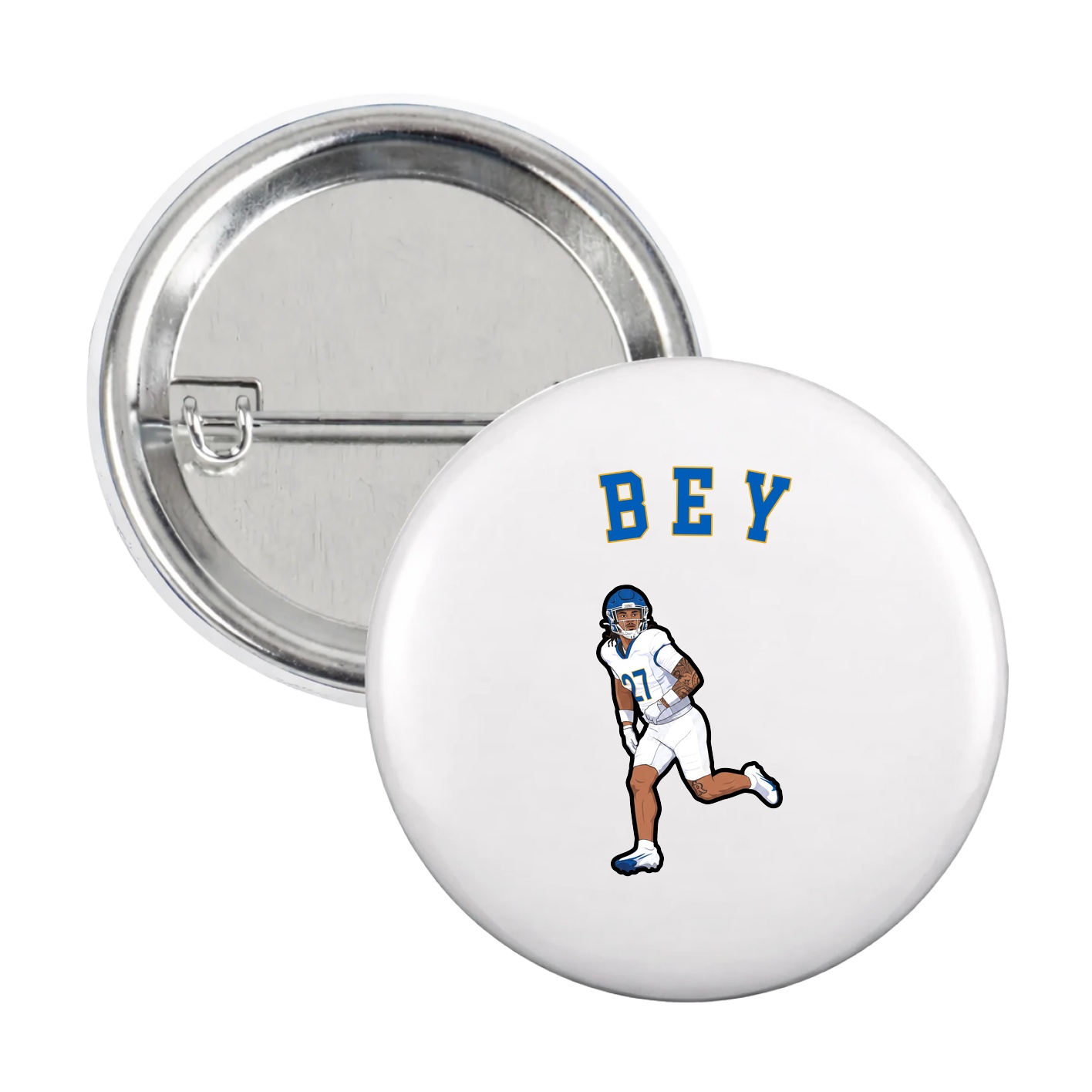 Game Day Button — Shirsey Arch in White