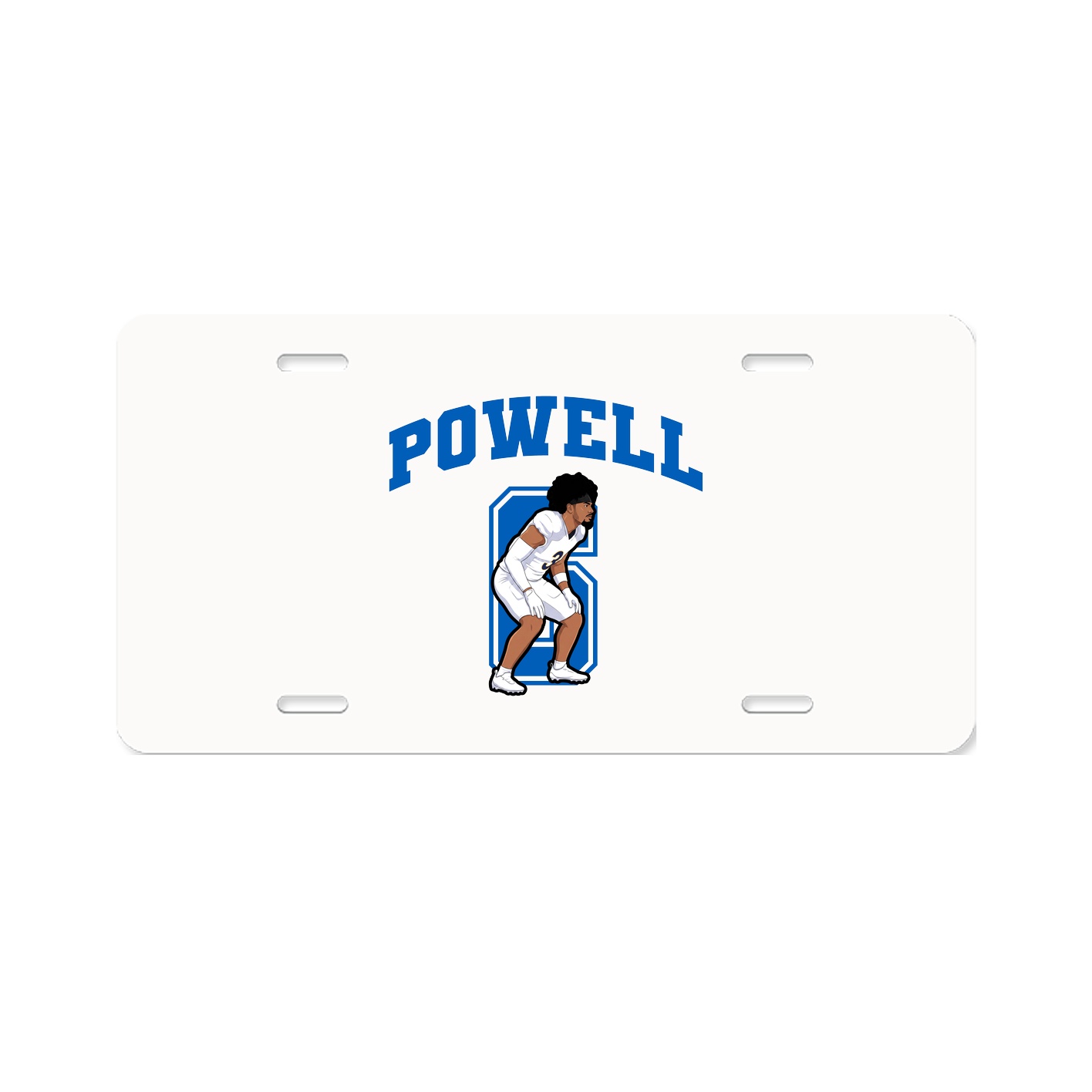 License Plate — Number in Classic