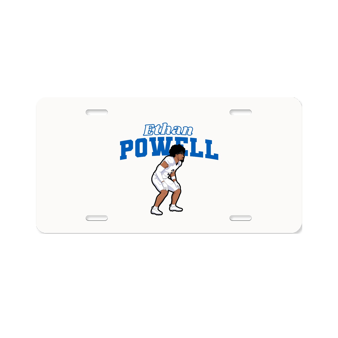 License Plate — Name Arch in Classic