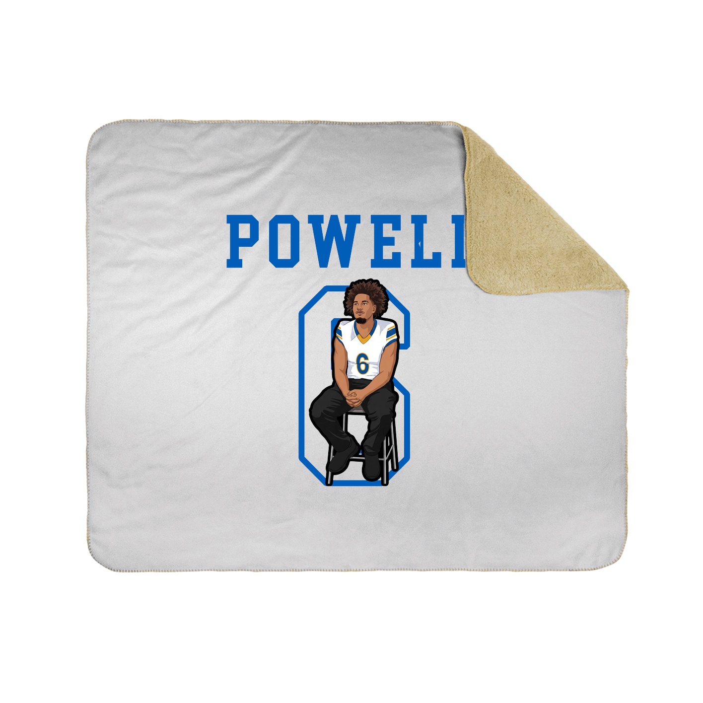 Throw Blanket — Shirsey in White