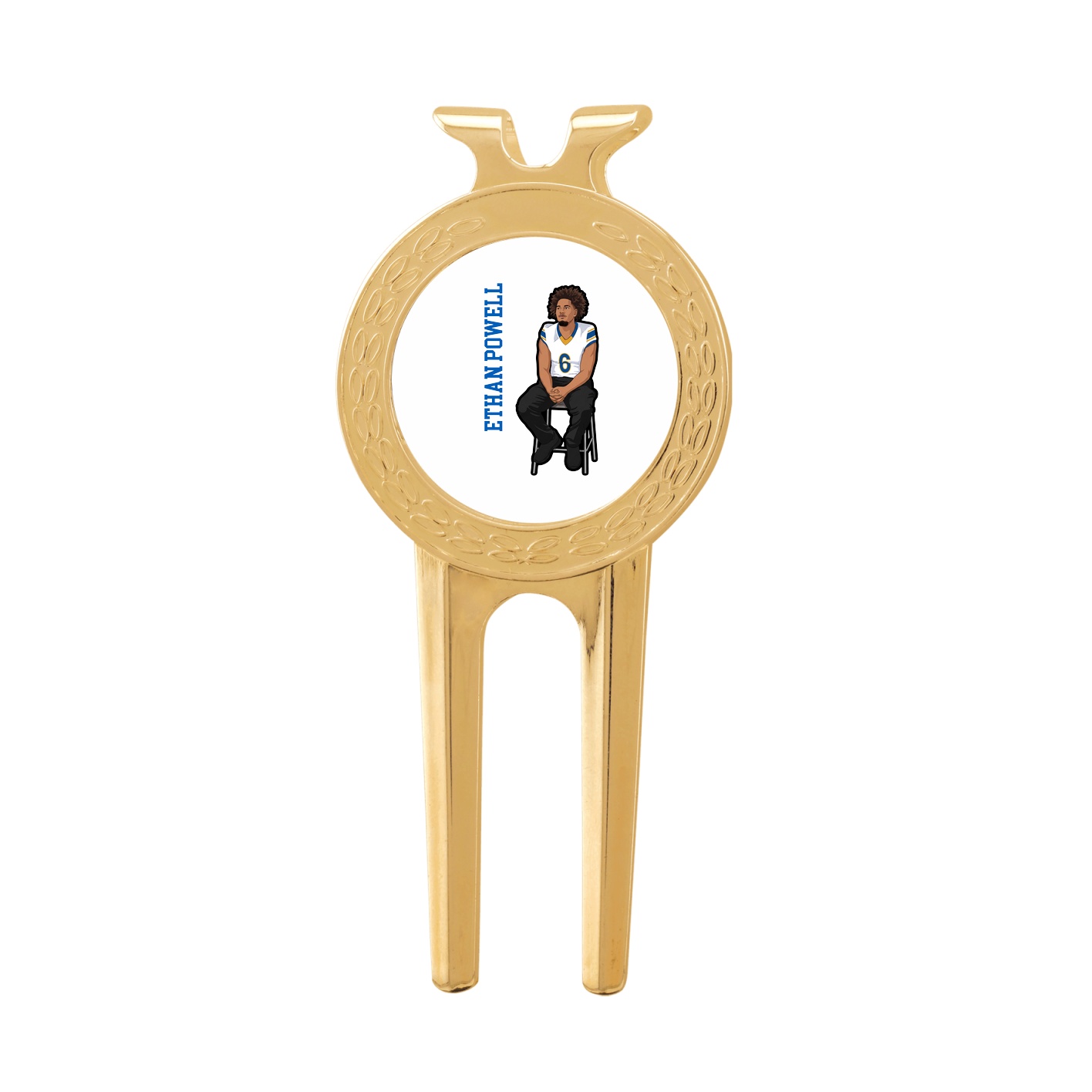 Divot Tool with Ball Marker — Name Vertical in Classic