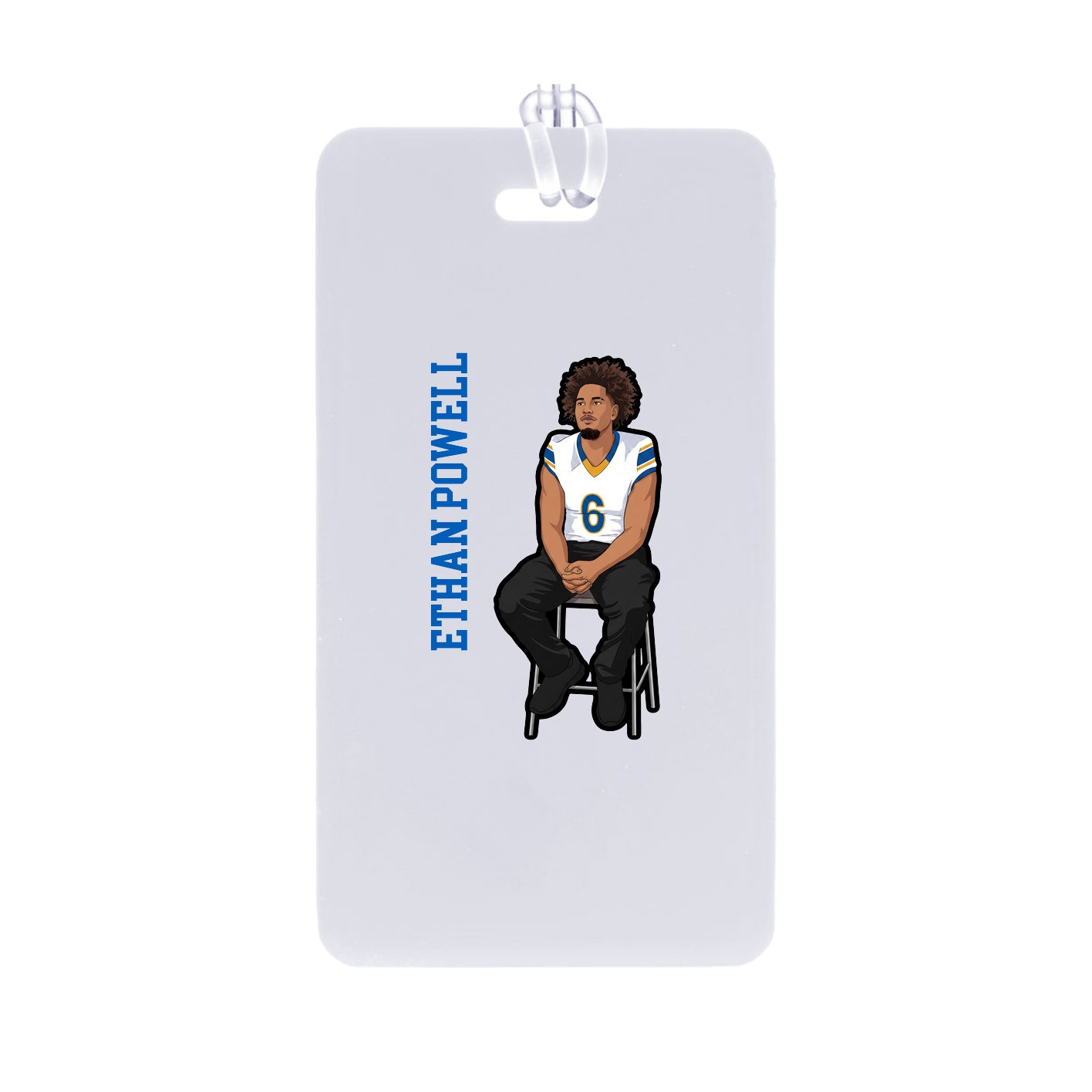 Bag Tag — Name Vertical in Classic