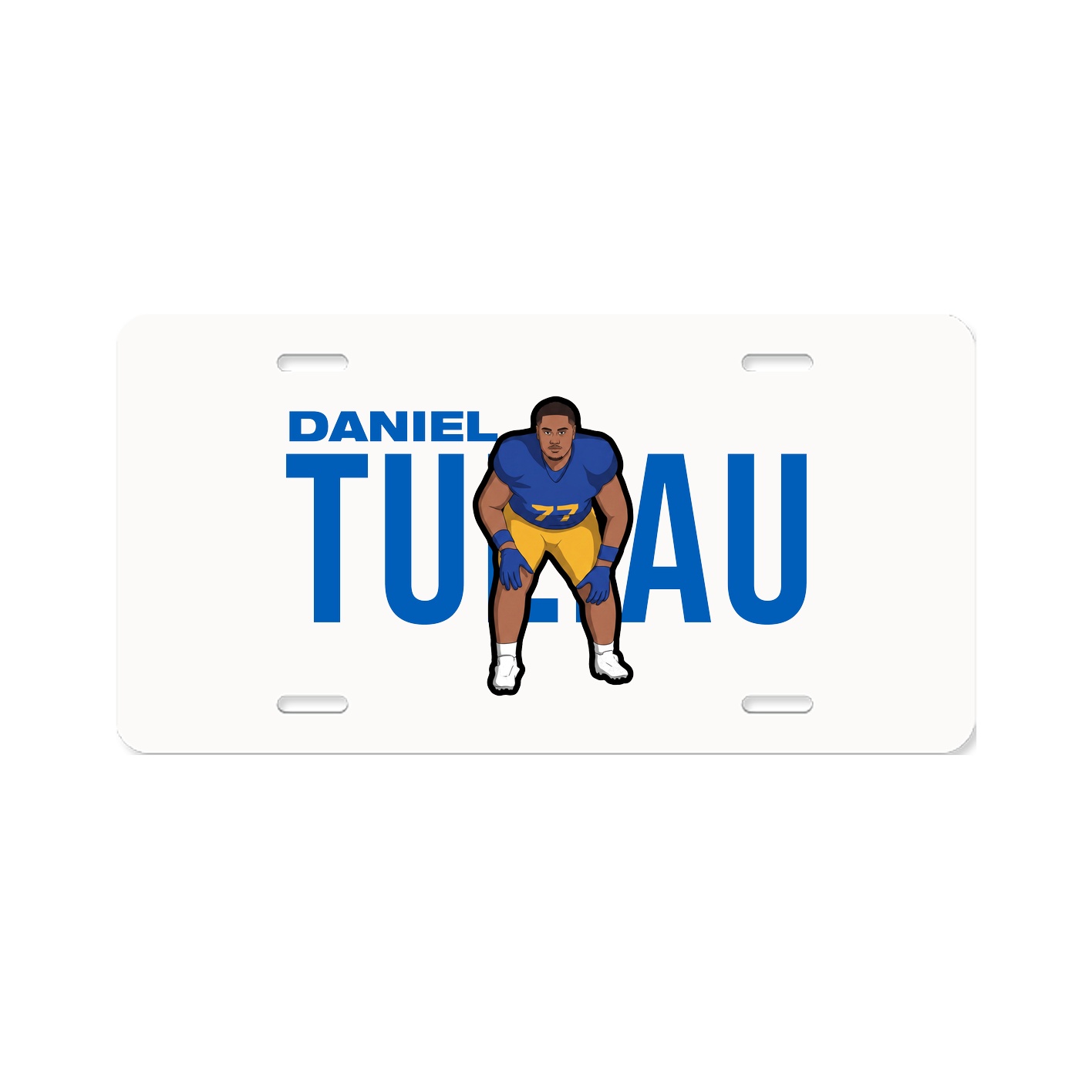 License Plate — Player Name in Classic