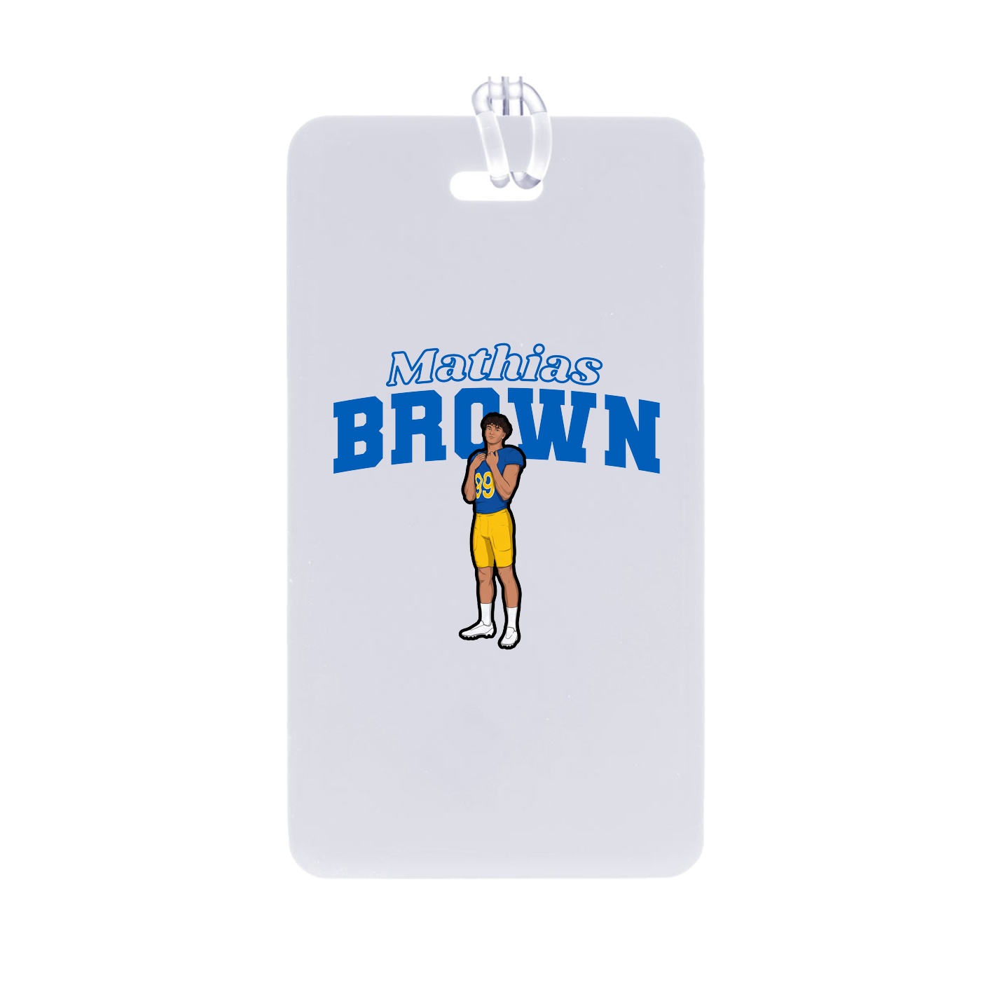 Bag Tag — Name Arch in Classic