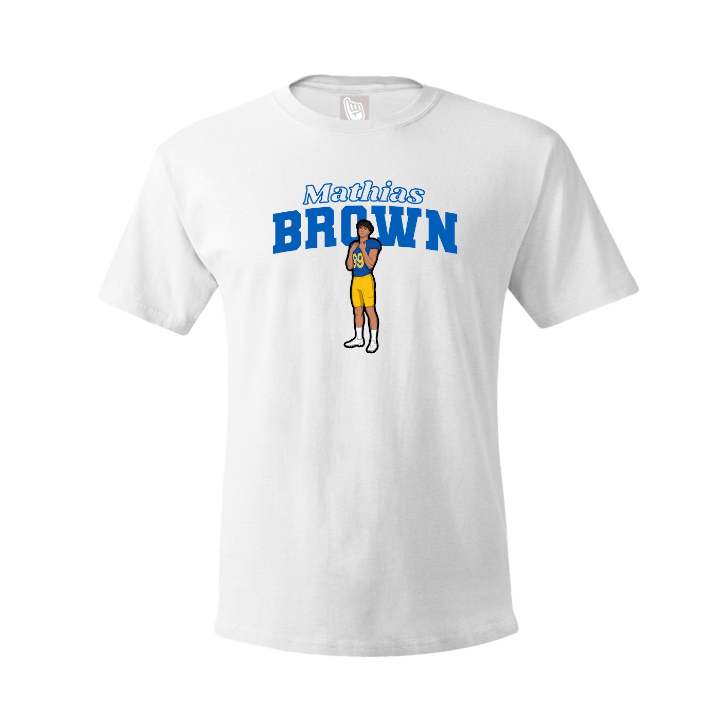 Tee — Name Arch in White