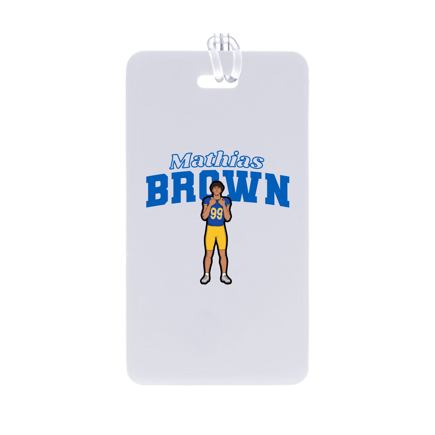 Bag Tag — Name Arch in Classic